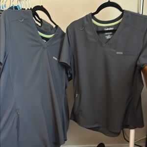 Landau Charcoal SET OF TWO